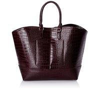 PIECES Dawn Net, Borsa a Mano Donna, Rosso (Rot (Wine Red)), 47x32x17 cm (B x H x T)