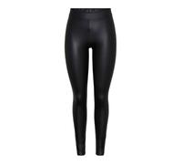 PIECES Donna PCNEW Shiny Fleece Leggings Noos Pantaloni, Black, XS/S