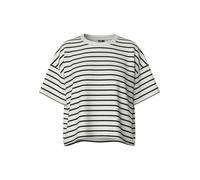 PIECES Felpa 'CHILLI' nero / bianco Donna PIECES XL