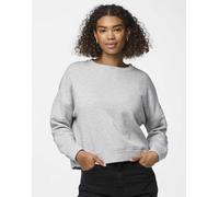 Pieces - Felpa color grigio chiaro mélange XS