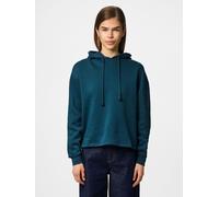 Pieces Felpa con Cappuccio Marrone