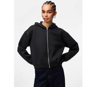 Pieces - Felpa con cappuccio nera-Nero L