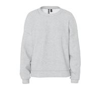 Pieces Felpa da Donna PCCHILLI Loose Fit, Chiaro Grigio Melange, XL