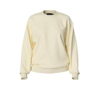 Pieces - Felpa oversize bianco sporco L