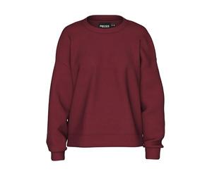 PIECES Felpa da Donna PCCHILLI Oversize, Tawny Port, L
