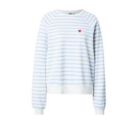 PIECES Felpa 'PCGRETA' blu chiaro / rosso / bianco Donna PIECES XL