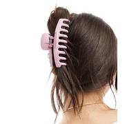 Pieces - Fermaglio per capelli grande rosa screziato One Size