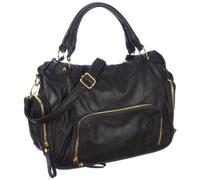 PIECES Francesca Bag 17035380, Borsa da Sera Donna, 31 x 24 x 16 cm (L x A x P), Nero (Schwarz (Schwarz)), 31x24x16 cm (L x A x P)
