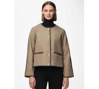 Pieces - Giacca color spugnola-Marrone M