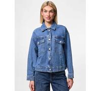Pieces - Giacca di jeans in denim blu medio XXL