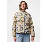 Pieces - Giacca trapuntata color betulla-Neutro M