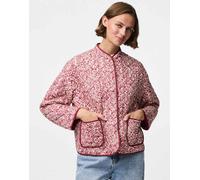 Pieces - Giacca trapuntata color rosa ardesia XL