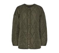 Pcstella Quilted Jacket Noos Bc by Pieces M Verde