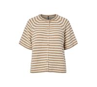 PIECES Giacchetta 'PCMalou' broccato / bianco Donna PIECES XS