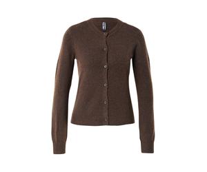 PIECES Giacchetta 'PCMALOU' marrone scuro Donna - Abbigliamento - Taglie comode - Pullover e cardigan - Cardigan PIECES S