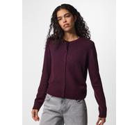 PIECES Giacchetta 'PCMalou' rosso vino Donna - Abbigliamento - Taglie comode - Pullover e cardigan - Cardigan PIECES M