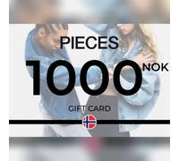 PIECES Gift Card 1000 NOK Key - NORWAY