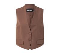 PIECES Gilet da completo 'PCNimora' cioccolato, Taglia 42