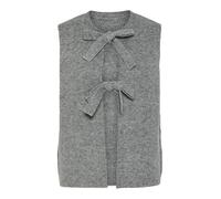 PIECES Gilet in Maglia da Donna PCSILLY, Melange Grigio Medio, XS