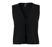 Pieces - Pcbree Sl Tie Knit Vest Noos Bc Nero - Abbigliamento XS Nero