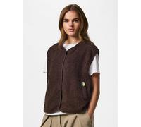 PIECES Gilet 'PCKatty' cioccolato Donna - Abbigliamento - Taglie comode - Giacche PIECES M