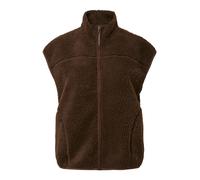 PIECES Gilet 'PCSADIA' cioccolato Donna - Abbigliamento - Taglie comode - Giacche PIECES XL