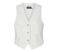 PIECES Gilet Pcsky Smanicato Jeans, Ballerino di Nuvola, S Donna