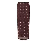 PIECES Gonna 'PCDorthea' marrone / bianco Donna PIECES 38