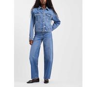 Pieces Grace jeans barrel leg blu medio W33 L30
