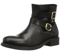 PIECES IZA Leather Spring Boot Black, Scarpe da Barca Donna
