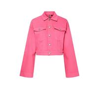 PIECES Jacket Giacca in Denim Pcsvala, Pink Lemonade, M Donna
