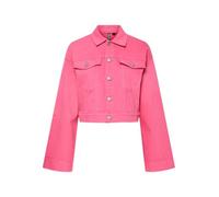 PIECES Jacket Giacca in Denim Pcsvala, Pink Lemonade, XL Donna