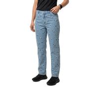 Pieces Jeans A Vita Alta Flora Straight Emb