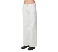 Pieces Selma Od Wide Leg Low Waist Jeans Bianco 28 / 32 Donna