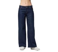 PIECES Jeans da Donna Larghi PCSELMA LW, Blu Jeans Scuro, 29W x 30L