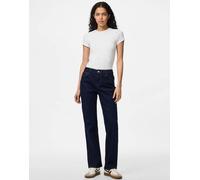 Pieces - Jeans dritti color blu scuro W32 L30