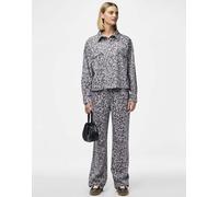 Pieces - Jeans dritti grigi-Grigio XS