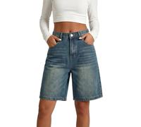 Pieces Jeans - Jeans da donna, gamba dritta, palazzo, Blu, S