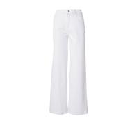PIECES - Selma - Jeans a fondo ampio bianchi a vita alta-Bianco W33 L32