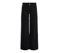 Pieces - Selma - Jeans con fondo ampio e vita medio alta neri-Nero W26 L32