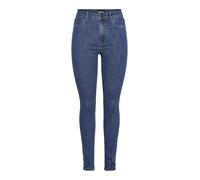 PIECES Jeans Skinny Fit da Donna, Media Blu Denim, 48-50 Plus