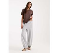 Pieces - Joggers con gamba cilindrica grigio chiaro L
