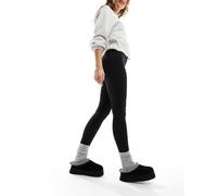 Pieces - Leggings a vita alta neri-Nero XS