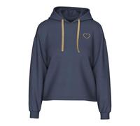 PIECES LS Heart Hoodie Pcchilli-Felpa con Cappuccio Noos BC Donna