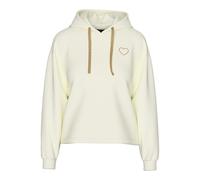 Pieces Pcchilli LS Heart Hoodie Noos BC Felpa con Cappuccio, White Pepper, XL Donna