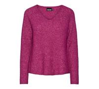 PIECES Maglia Femminile Scollo a V, Festival Fucsia, XL