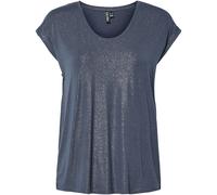 Pieces Maglietta A Maniche Corte Alice Glitter