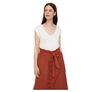 Pieces NOS Pckamala Tee Noos T-Shirt, Bianco Bright White, Large Donna