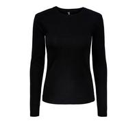 PIECES Pcruka LS Top Noos BC, T-Shirt Donna, Nero, XL