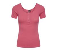 Pieces Maglietta da Donna Pckitte SS Top Noos, Rosa Acceso., L